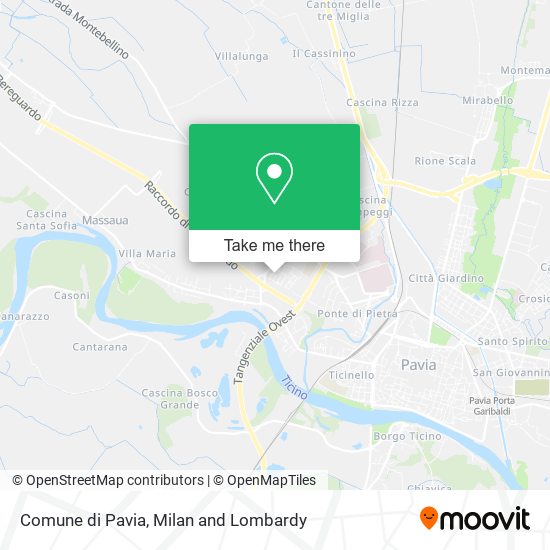 Comune di Pavia map