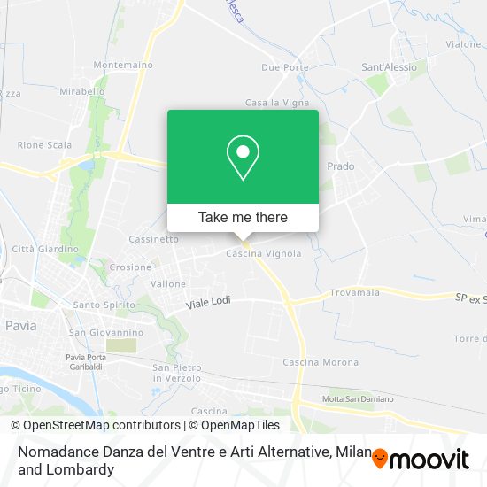 Nomadance Danza del Ventre e Arti Alternative map