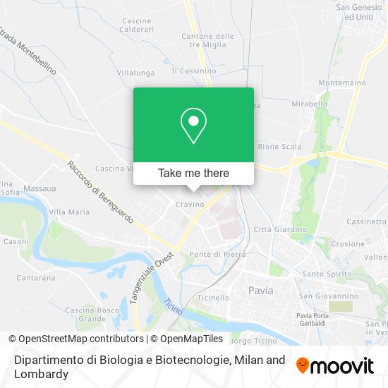 Dipartimento di Biologia e Biotecnologie map