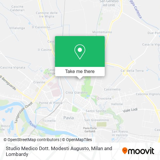 Studio Medico Dott. Modesti Augusto map