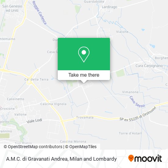 A.M.C. di Gravanati Andrea map