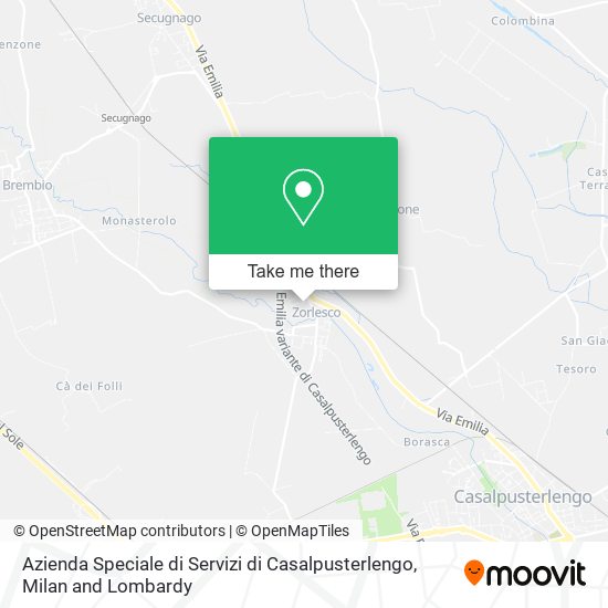 Azienda Speciale di Servizi di Casalpusterlengo map
