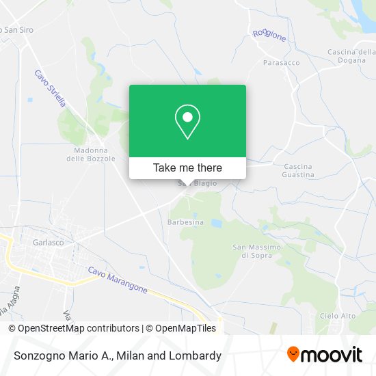 Sonzogno Mario A. map