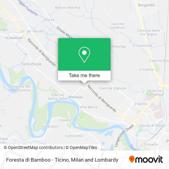 Foresta di Bamboo - Ticino map