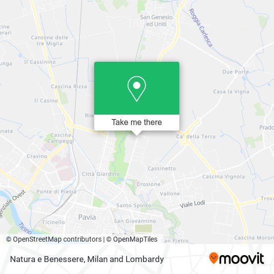 Natura e Benessere map