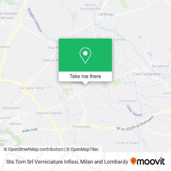 Ste.Tom Srl Verniciature Infissi map