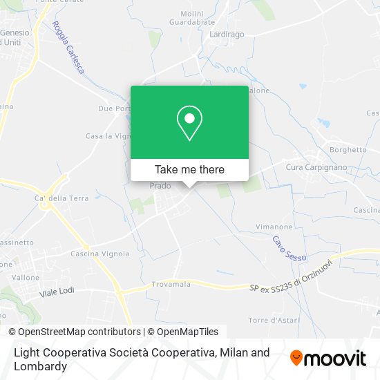 Light Cooperativa Società Cooperativa map