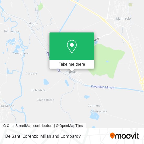 De Santi Lorenzo map