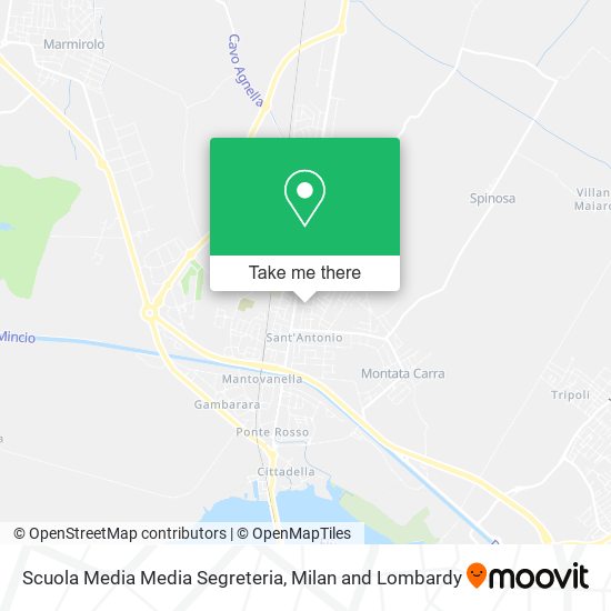 Scuola Media Media Segreteria map