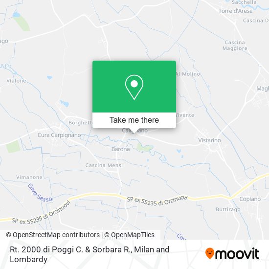 Rt. 2000 di Poggi C. & Sorbara R. map