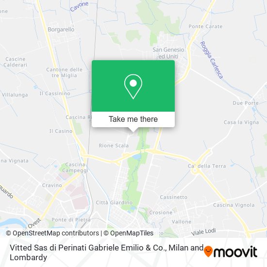 Vitted Sas di Perinati Gabriele Emilio & Co. map