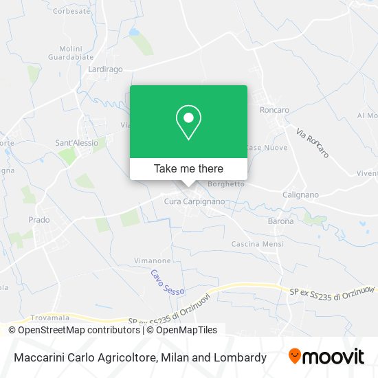 Maccarini Carlo Agricoltore map
