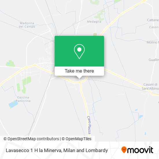 Lavasecco 1 H la Minerva map