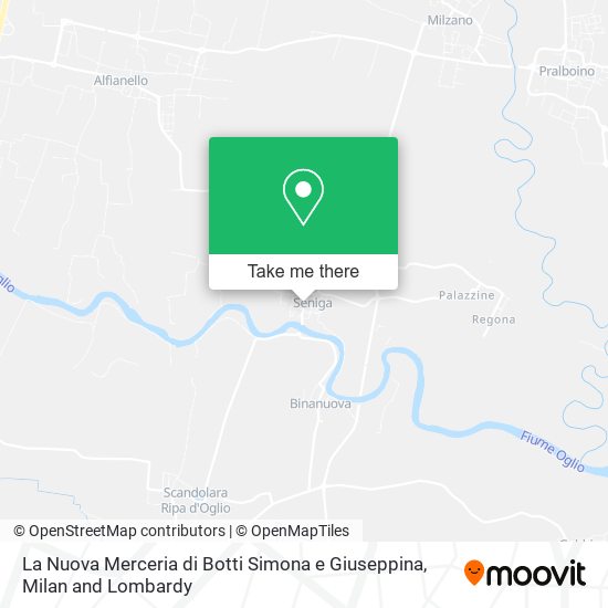 La Nuova Merceria di Botti Simona e Giuseppina map