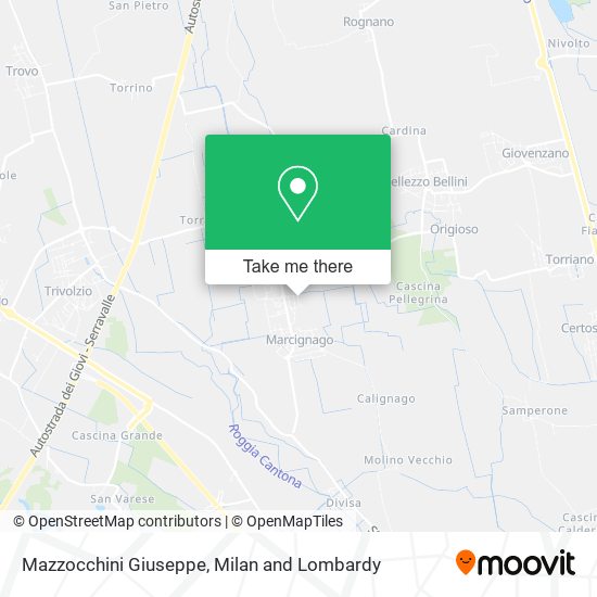 Mazzocchini Giuseppe map