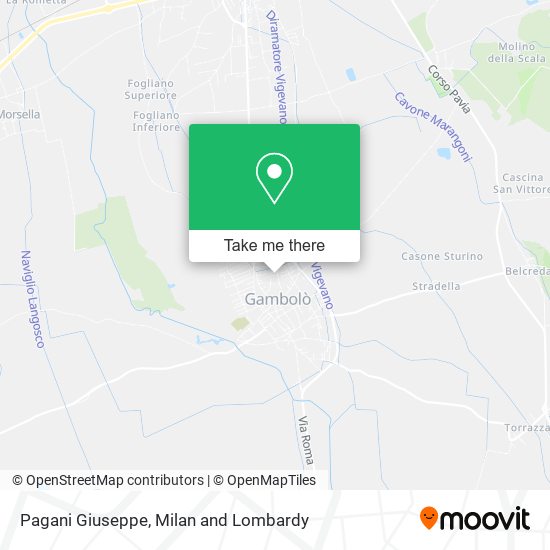 Pagani Giuseppe map