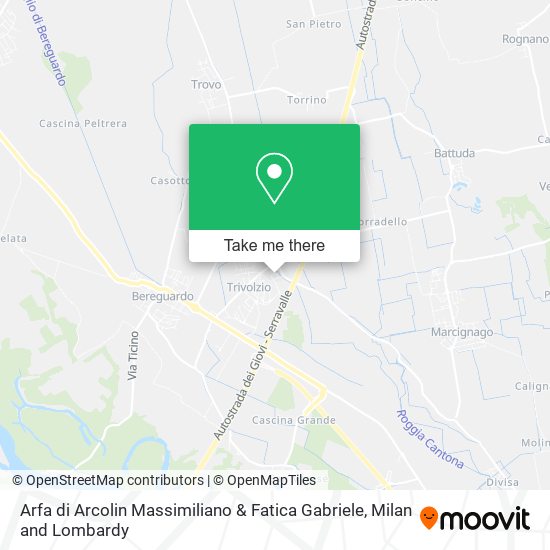 Arfa di Arcolin Massimiliano & Fatica Gabriele map