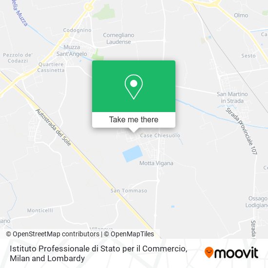 Istituto Professionale di Stato per il Commercio map