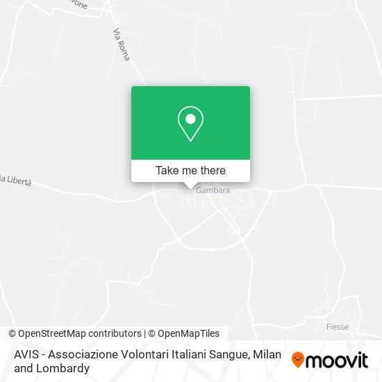 AVIS - Associazione Volontari Italiani Sangue map