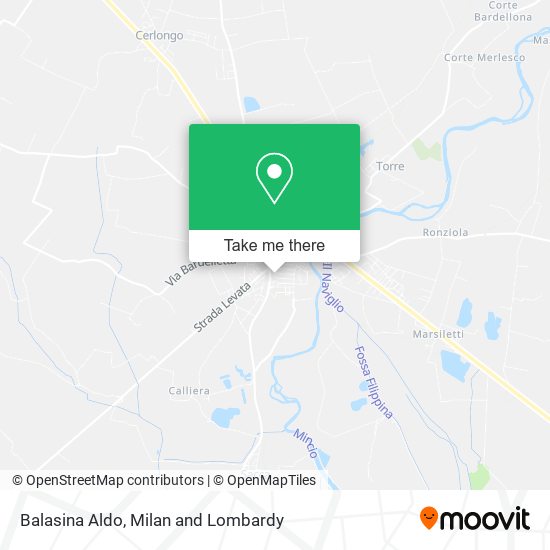 Balasina Aldo map