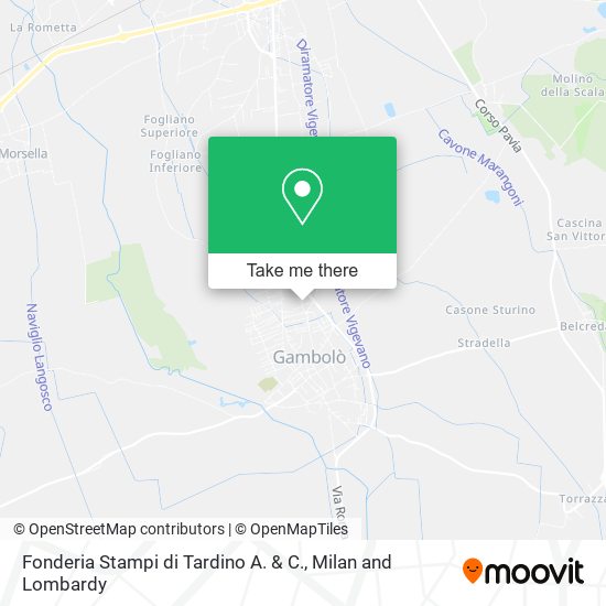 Fonderia Stampi di Tardino A. & C. map