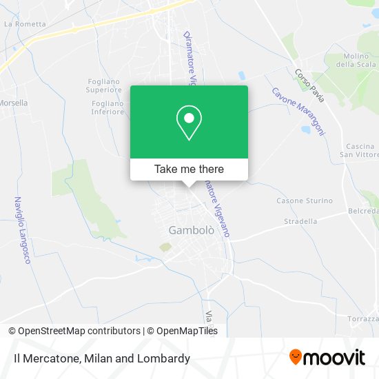 Il Mercatone map