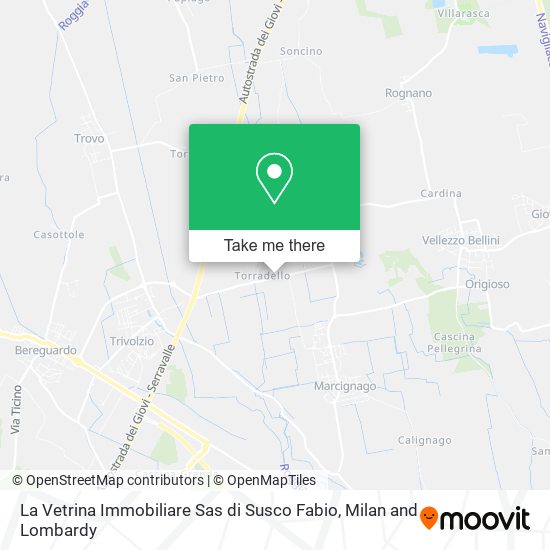 La Vetrina Immobiliare Sas di Susco Fabio map