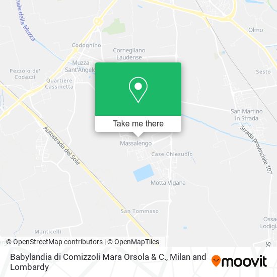 Babylandia di Comizzoli Mara Orsola & C. map
