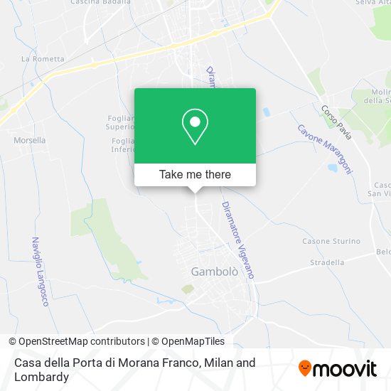 Casa della Porta di Morana Franco map