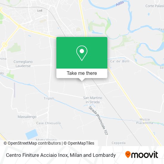Centro Finiture Acciaio Inox map