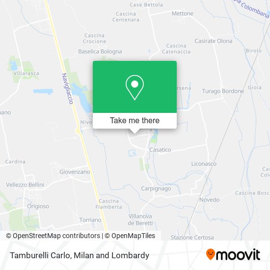 Tamburelli Carlo map