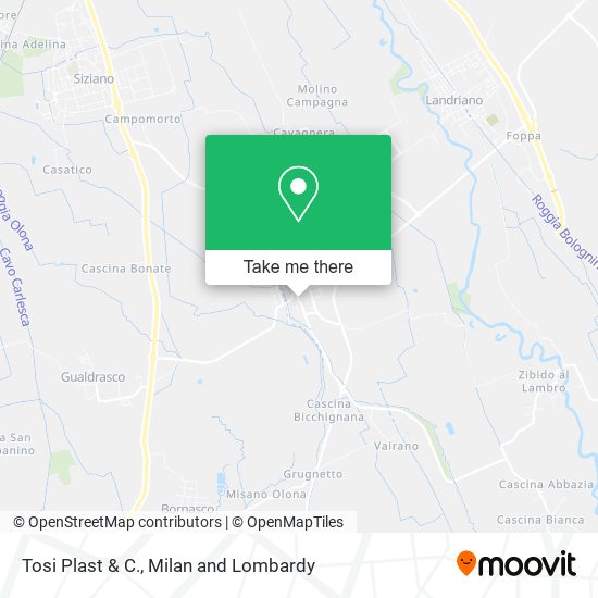 Tosi Plast & C. map