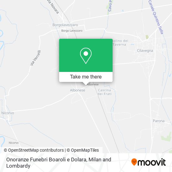 Onoranze Funebri Boaroli e Dolara map