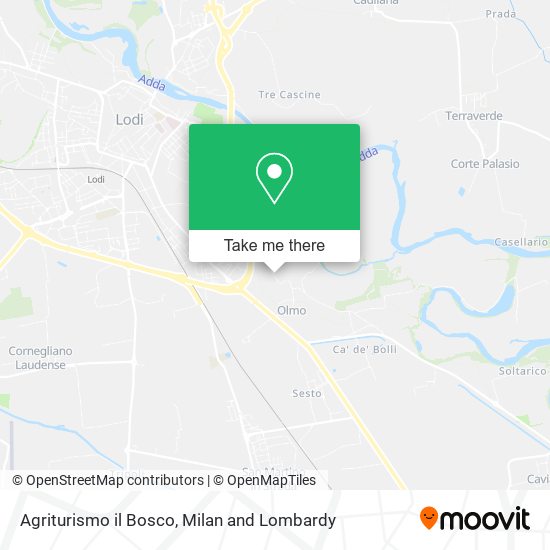 Agriturismo il Bosco map