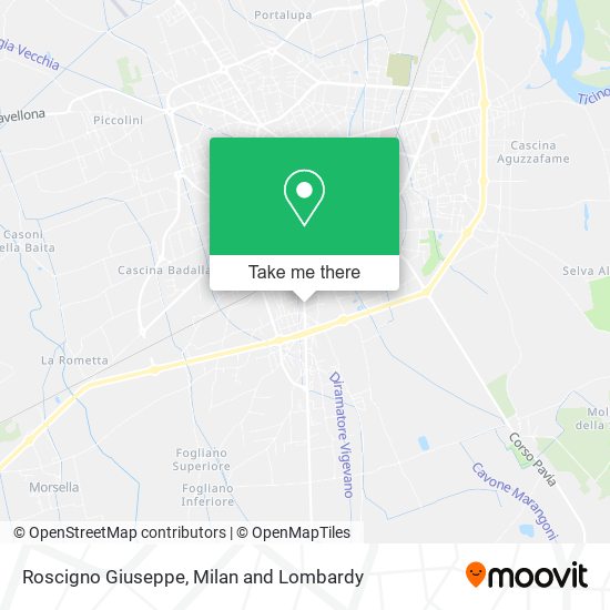 Roscigno Giuseppe map