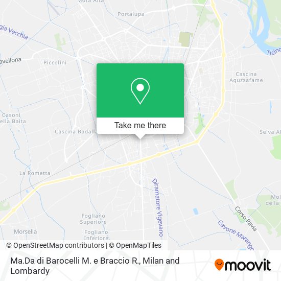 Ma.Da di Barocelli M. e Braccio R. map