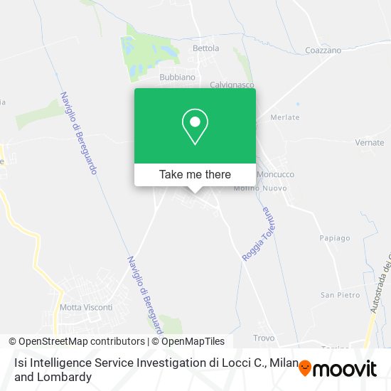 Isi Intelligence Service Investigation di Locci C. map