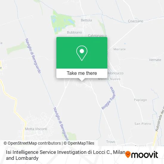 Isi Intelligence Service Investigation di Locci C. map