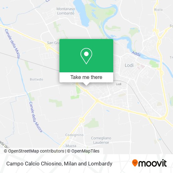 Campo Calcio Chiosino map