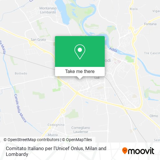 Comitato Italiano per l'Unicef Onlus map