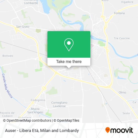 Auser - Libera Età map