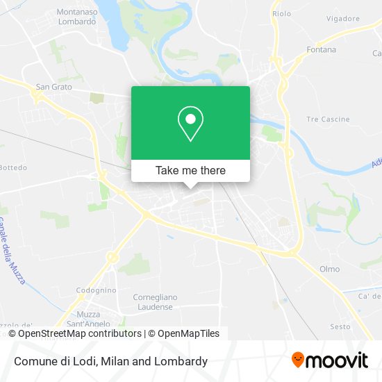 Comune di Lodi map