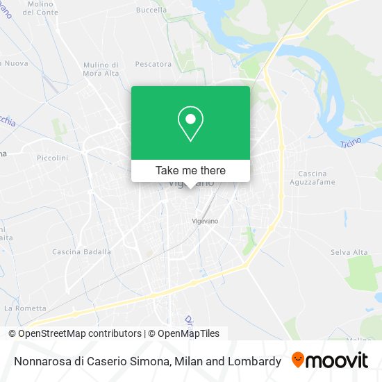 Nonnarosa di Caserio Simona map