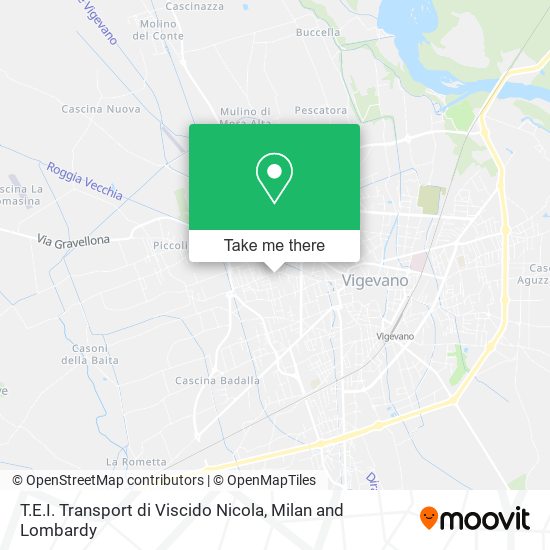 T.E.I. Transport di Viscido Nicola map