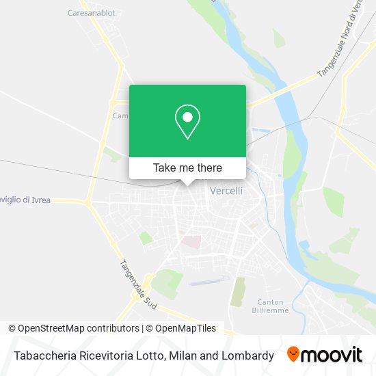 Tabaccheria Ricevitoria Lotto map