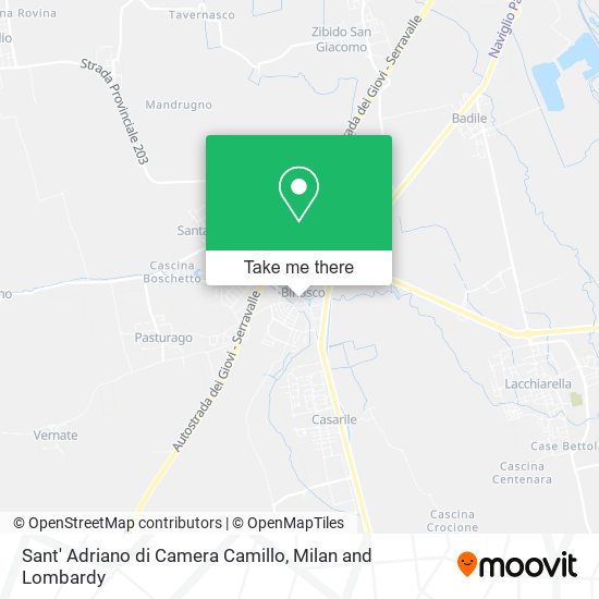 Sant' Adriano di Camera Camillo map