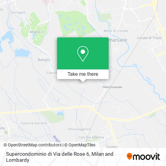 Supercondominio di Via delle Rose 6 map