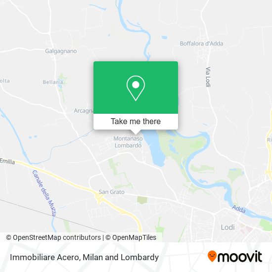 Immobiliare Acero map