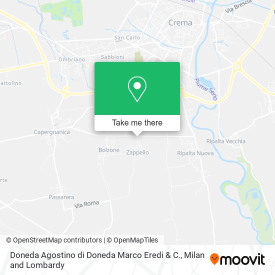 Doneda Agostino di Doneda Marco Eredi & C. map