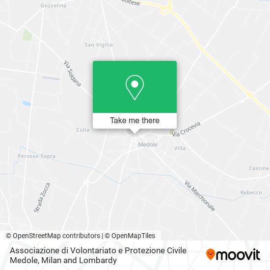 Associazione di Volontariato e Protezione Civile Medole map